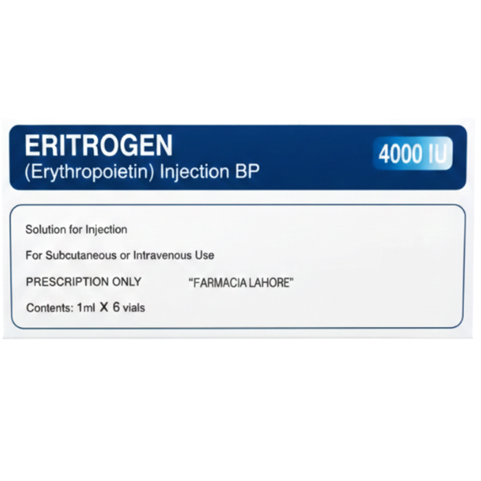 Eritrogen 4000iu Pre Filled Syringes 6s