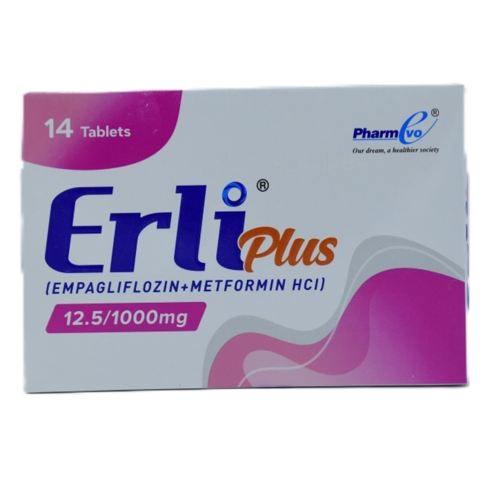Erli Plus 12.5mg 1000mg Tablets
