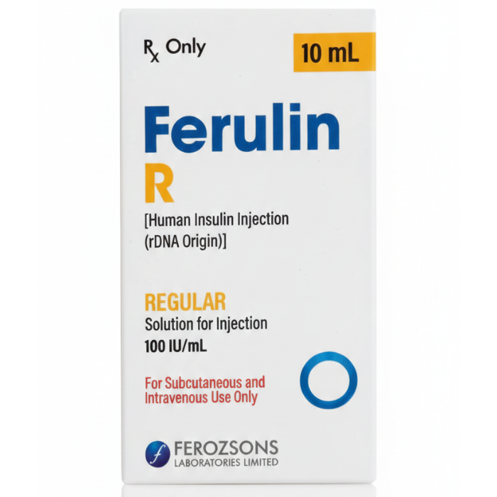 Ferulin r 10ml insulin