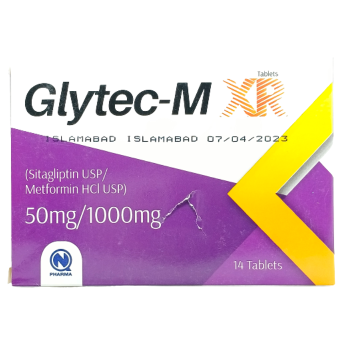 Glytec M Xr 50mg 1000mg Tablets
