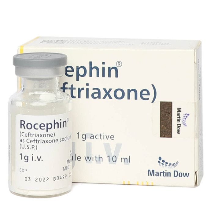 Rocephin 1g Iv Inj
