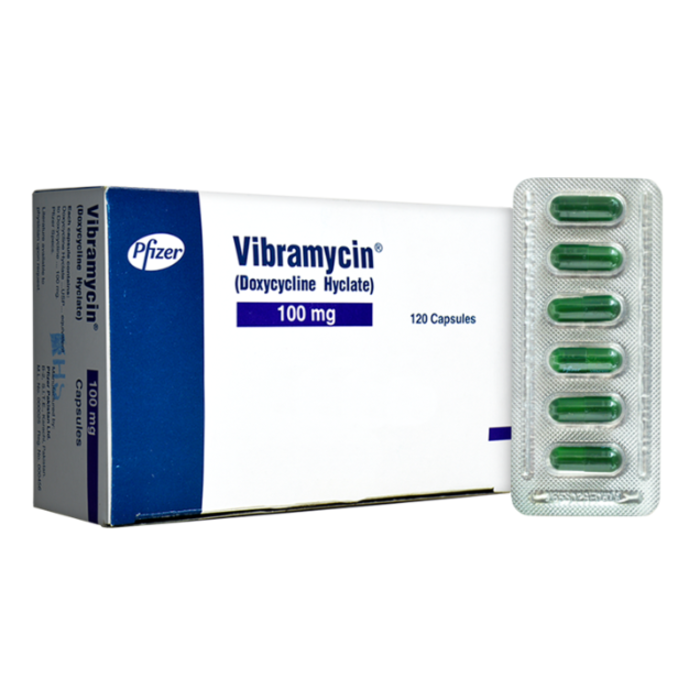 Vibramycin 100mg Capsules