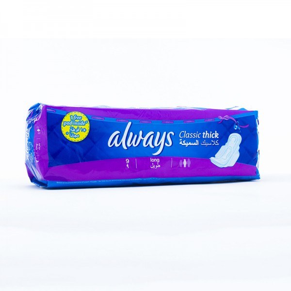 Always Classic Thicks Sanitary Pads Long Single Pack