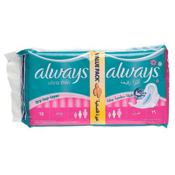 Always Ultra Thin Dry Top Layer Pad