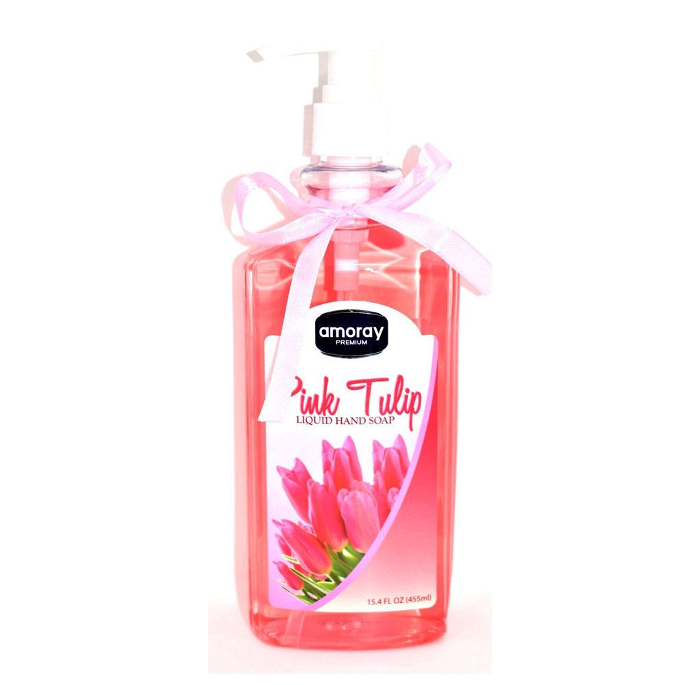 Amoray Pink Tulip Liquid Hand Soap