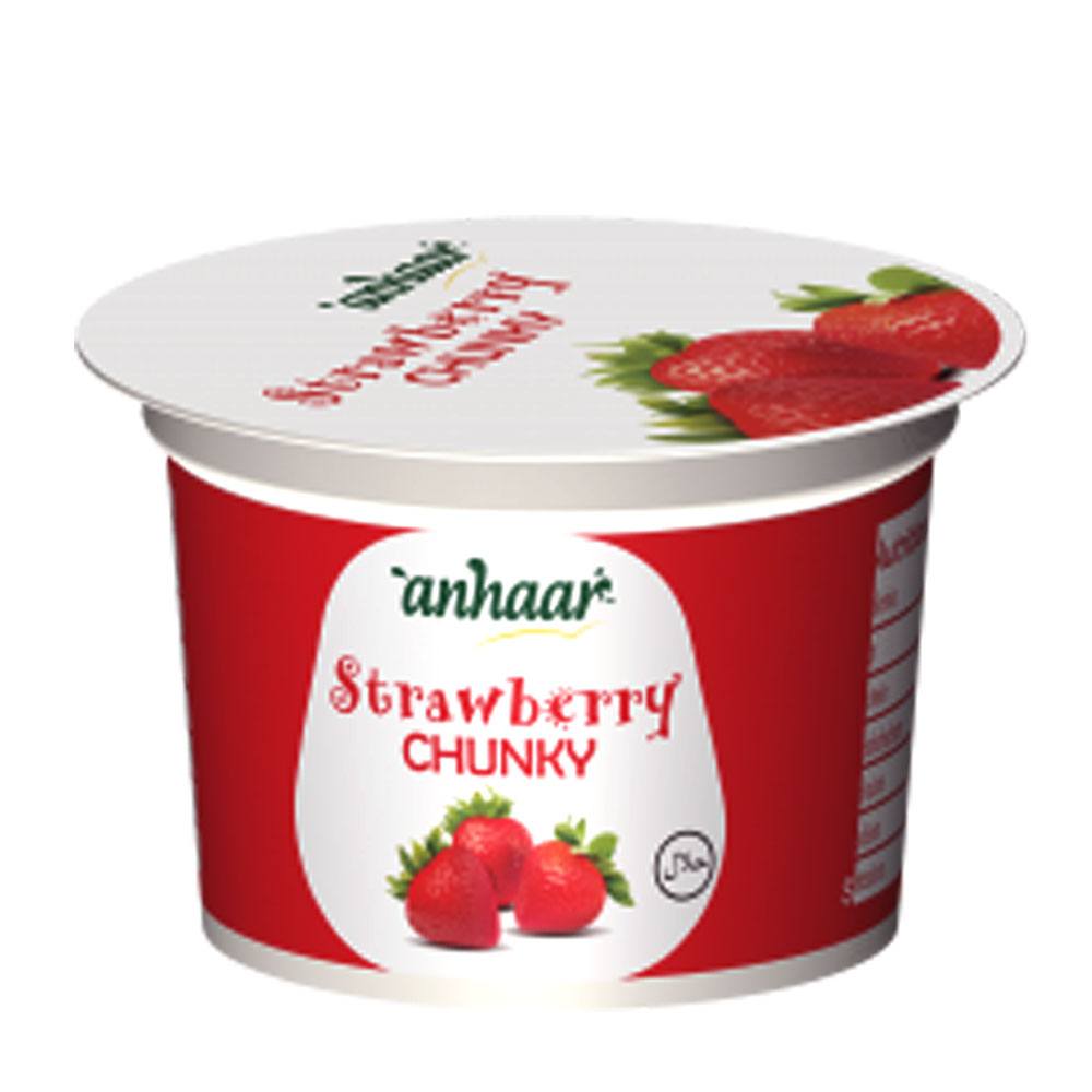 Anhaar Strawberry Flavor Yogurt