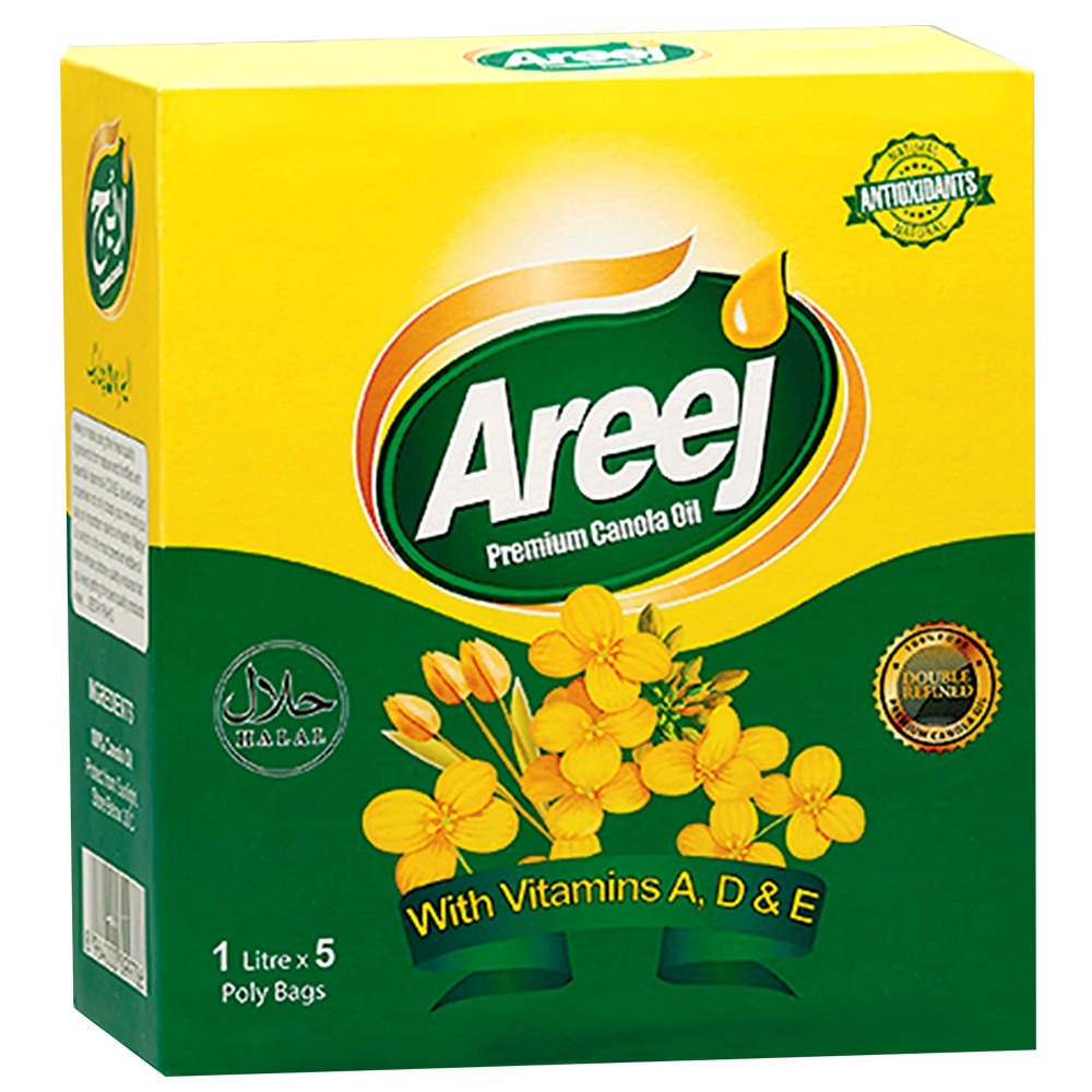 Areej Canola Oil CTN 1*5