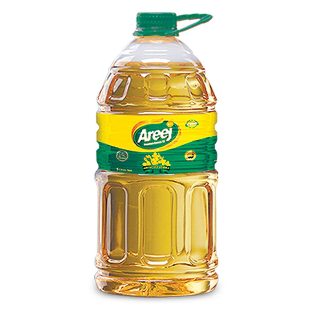 Areej Canola Oil Bottle 5Ltr