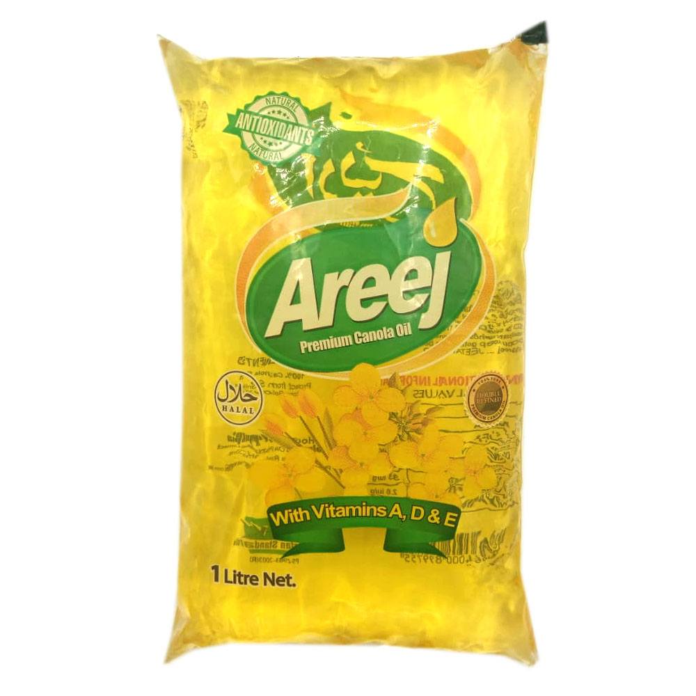 Areej Canola Oil 1 Litre Pouch
