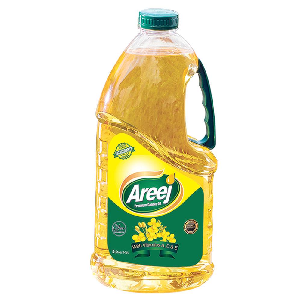 Areej Canola Oil 3 Litre Bottle