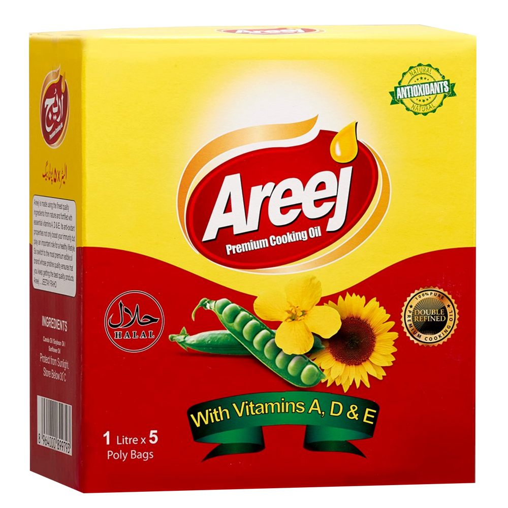 Areej Premium Cooking Oil CTN 1*5