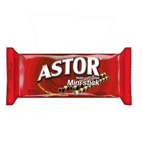 Astor Mini Stick Cokelat Chocolate Wafers Roll