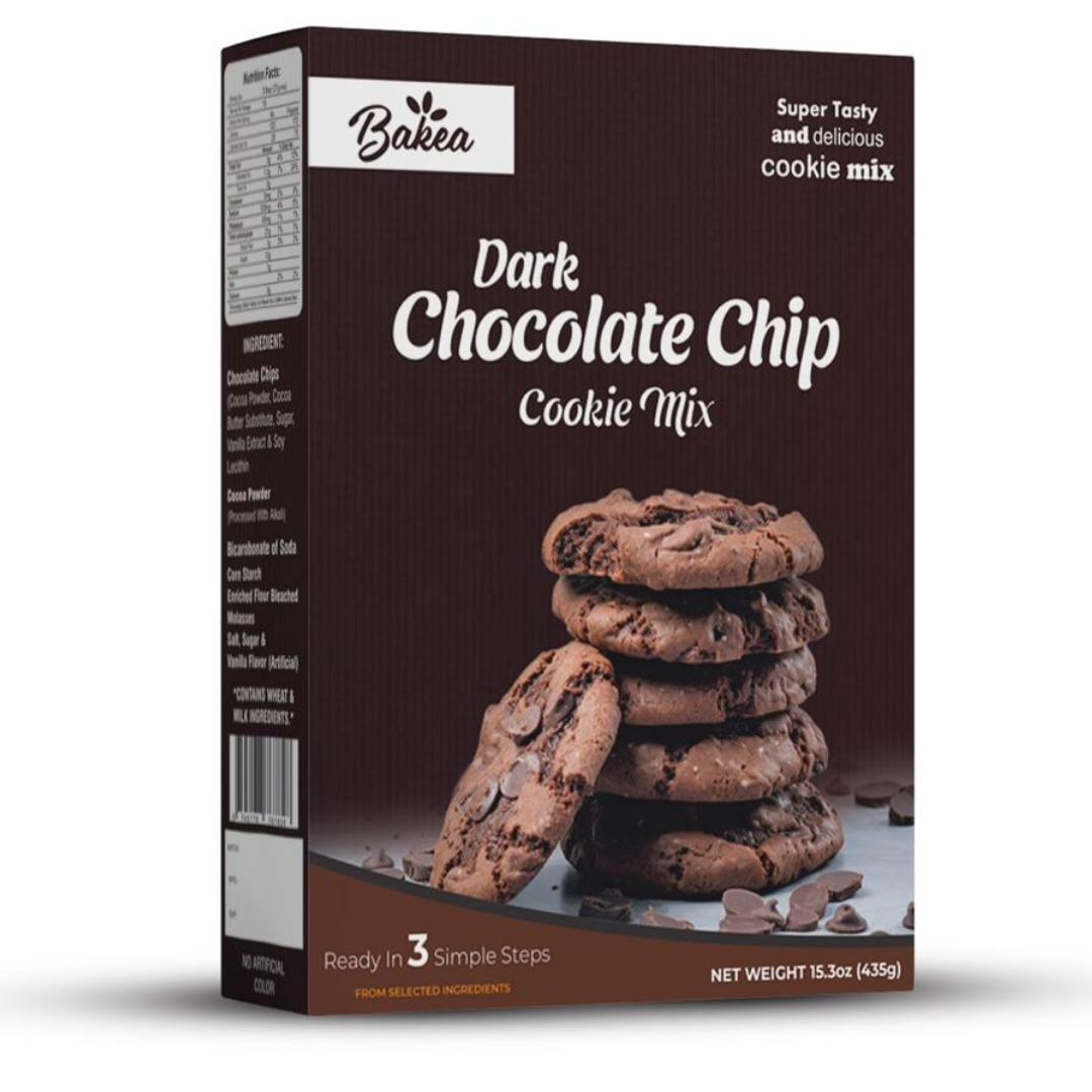 Bakea Dark Chocolate Chip Cookie Mix