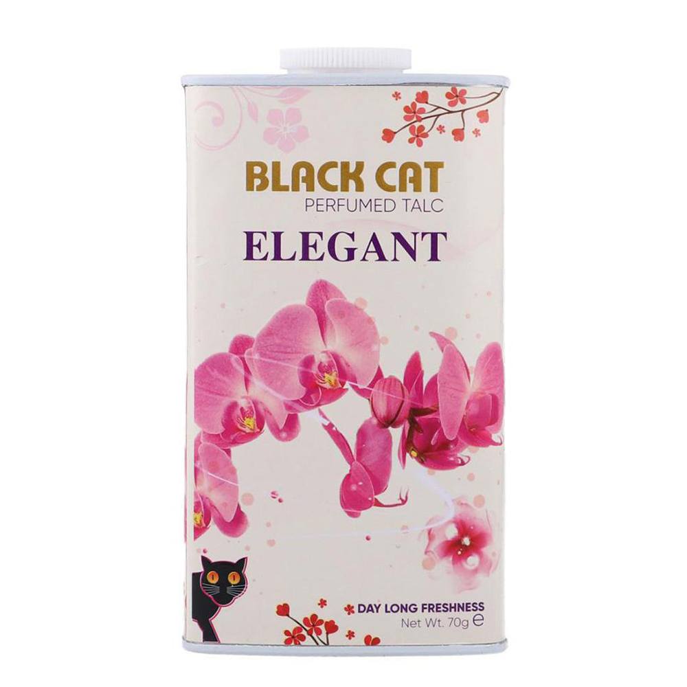 Black Cat Elegant Perfumed Talc