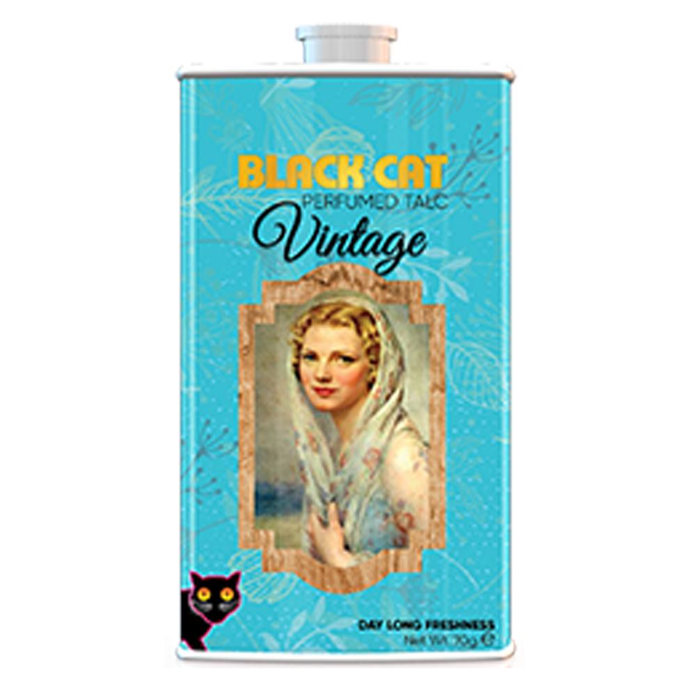 Black Cat Vintage Perfumed Talc