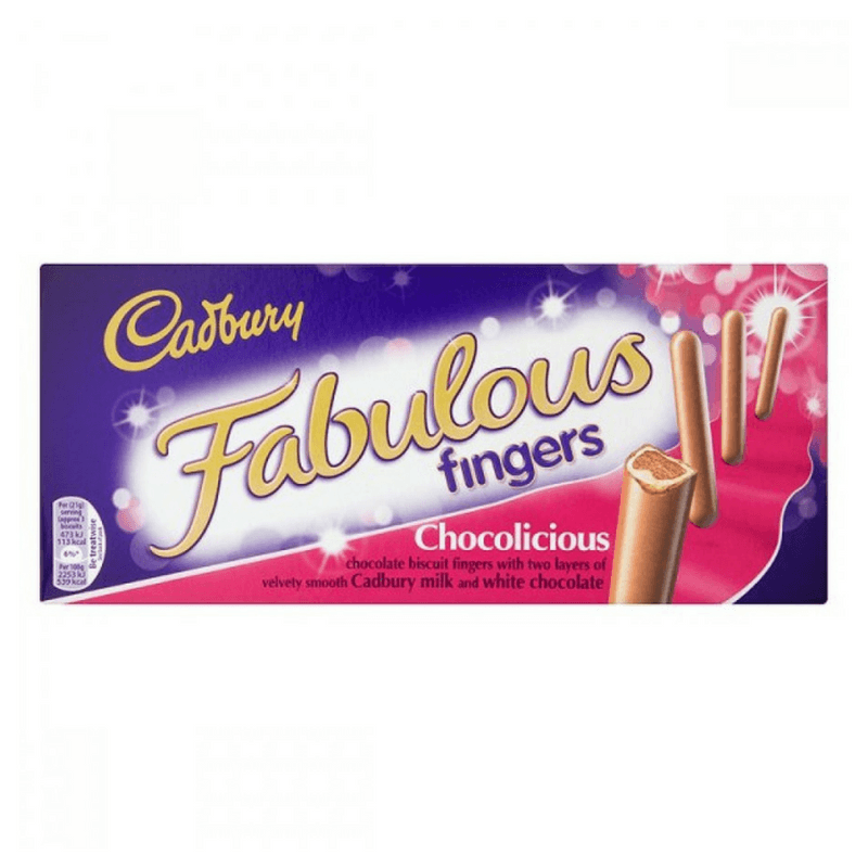 Cadbury Fabulous Fingers Chocolicious