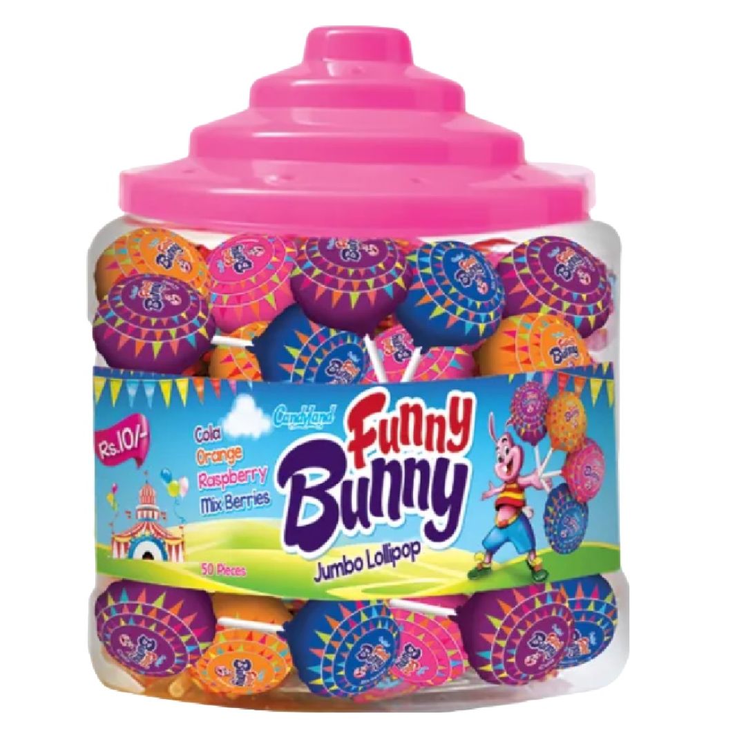 Candy Land Funny Bunny Jumbo Lollipop
