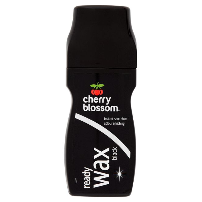 Cherry Blossom Ready Wax Black Shoe Polish Liquid