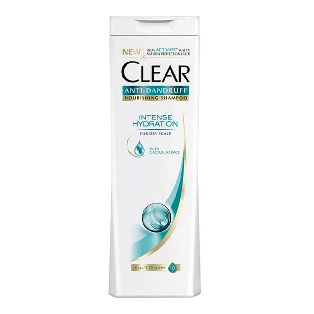 Clear Anti Dandruff Nourishing Intense Hydration For Dry Scalp Shampoo With Cactus Extracts