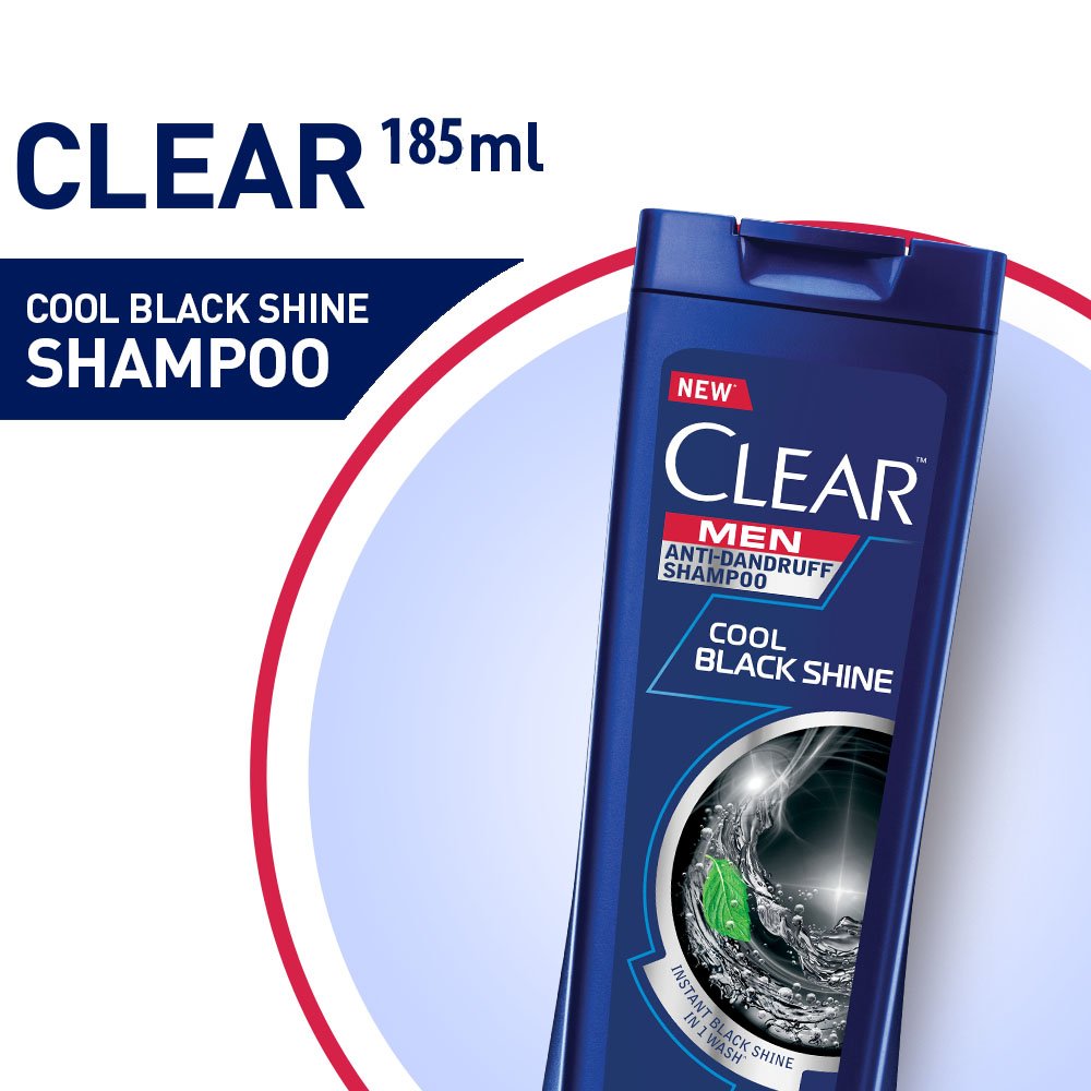 Clear Men Cool Black Shine Shampoo