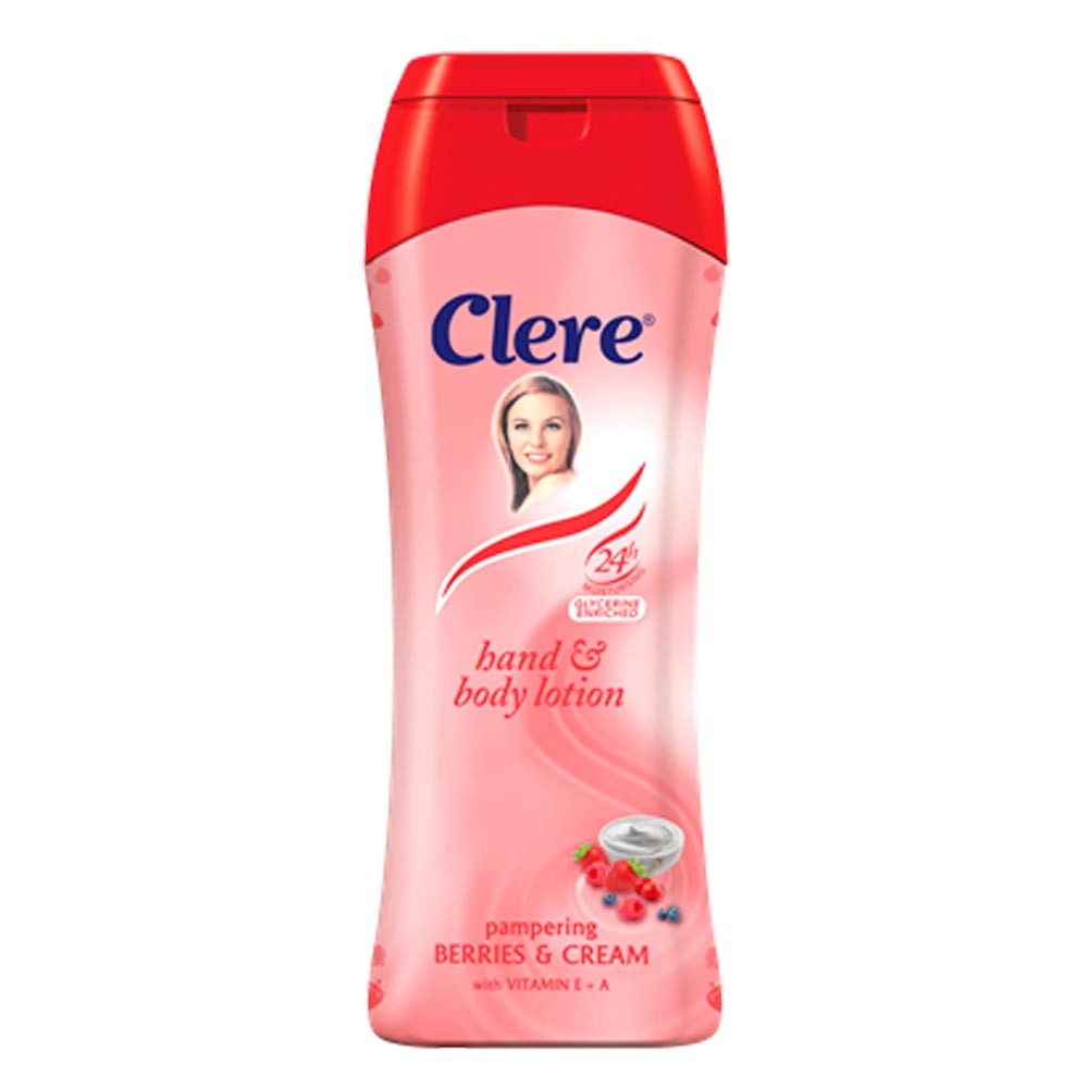 Clere Hand & Body Lotion Berries & Cream