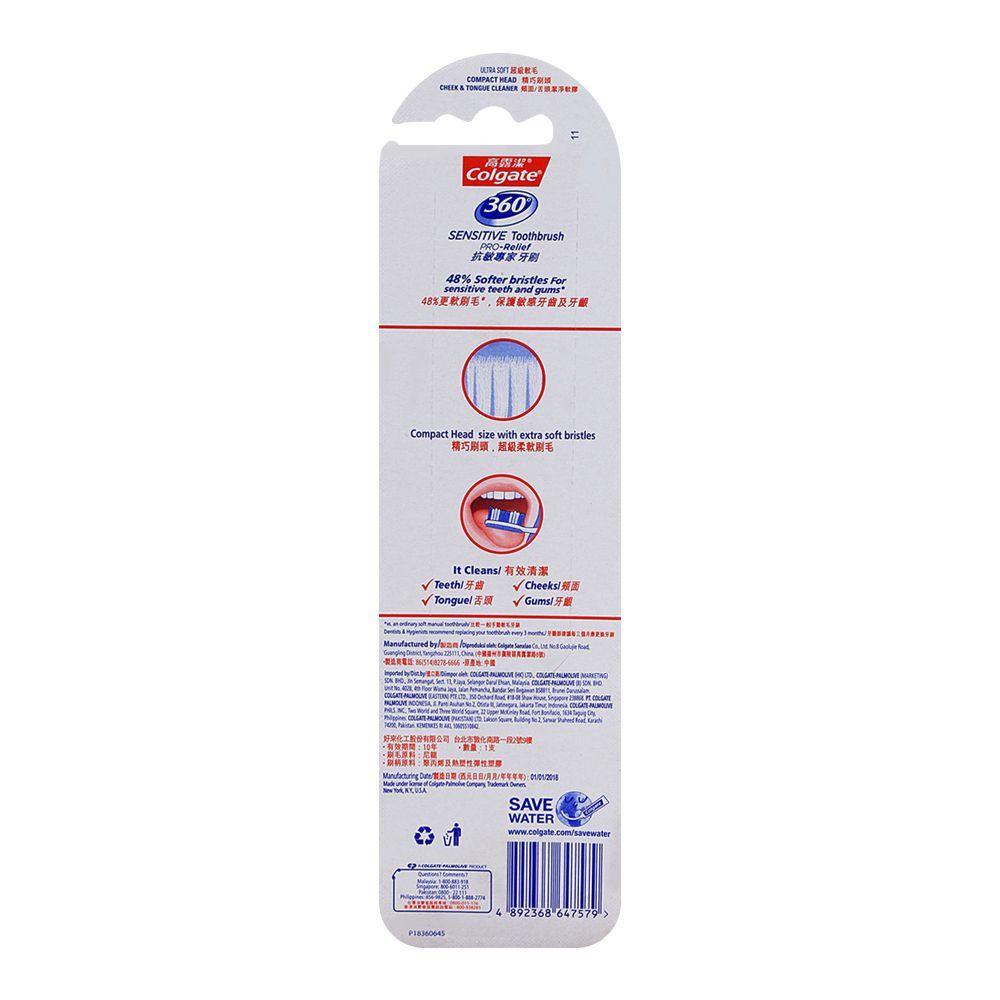 Colgate 360 Sensitive Pro-Relief Toothbrush