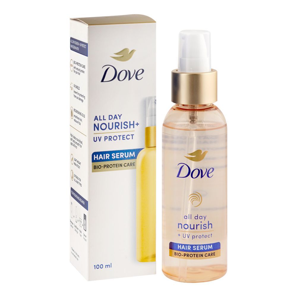 Dove All Day Nourish UV Protect Hair Serum Bio-Protein Care