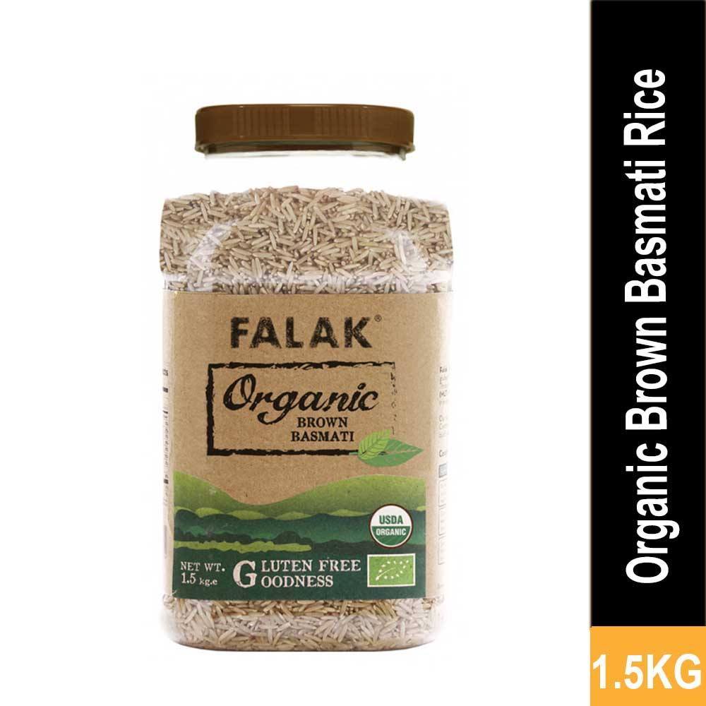 Falak Organic Brown Rice 1. Jar