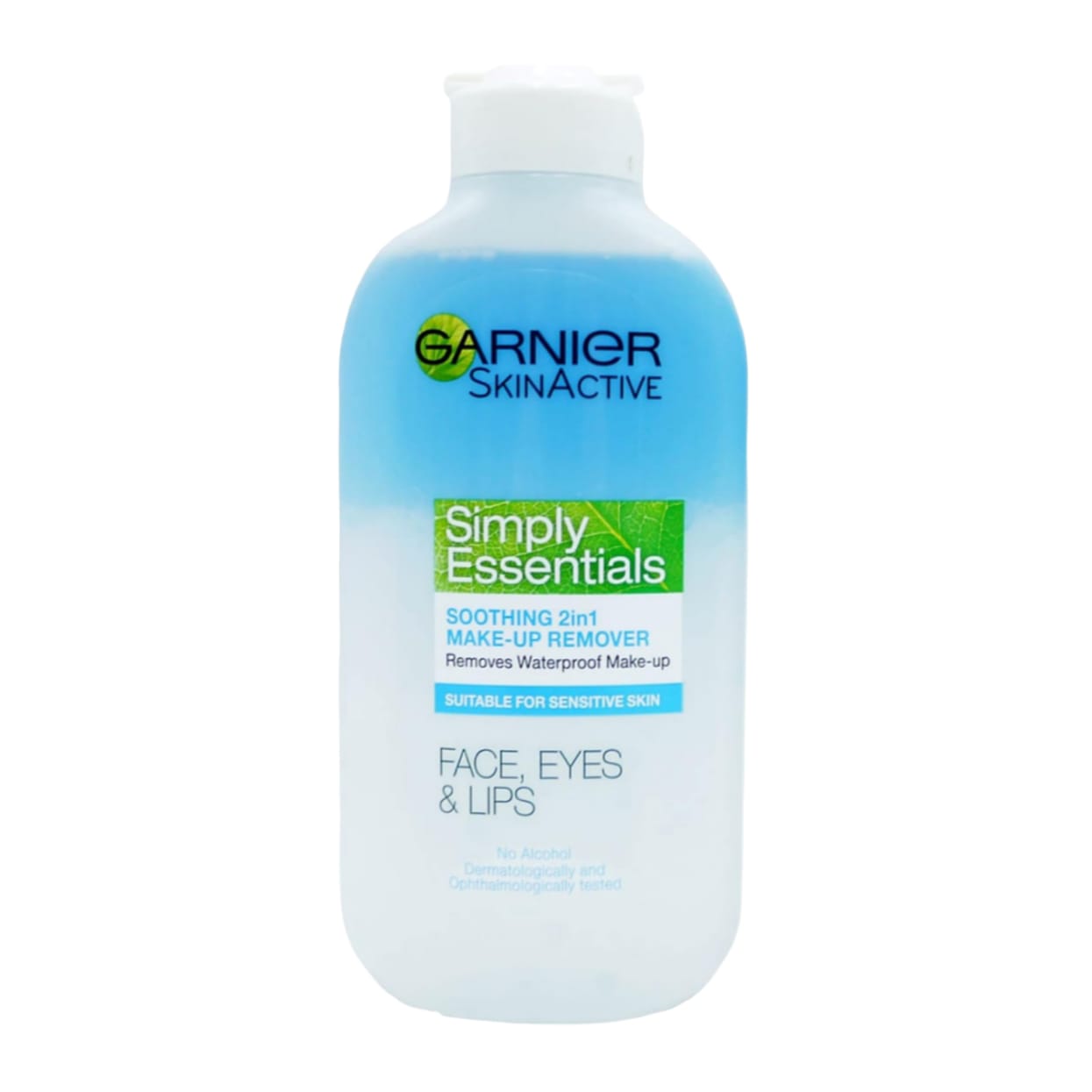 Garnier Skin Active Simply Essentials Smoothing 2 in 1 Make Up Remover Removes Water Proof Make Up Suitable for Sensitive Skin Face Eyes & Lips