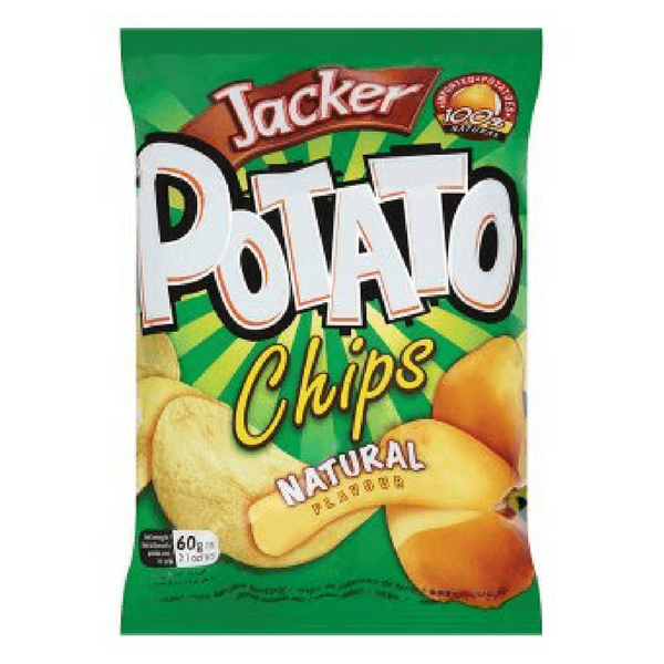 Jacker Potato Chips Natural