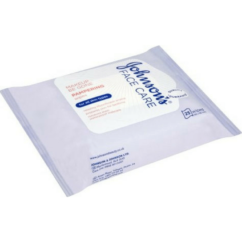 Johnsons Make Up Be Gone 5 in 1 Pampering Cleansing 25 Wipes All Skin Types | Imported