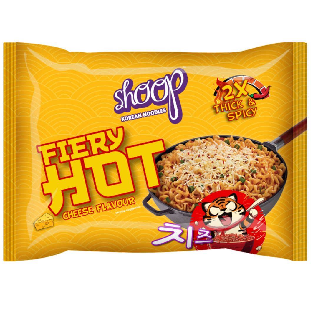 Fiery Hot Cheese Flavour Noodles