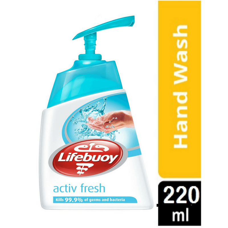 Lifebuoy Active Fresh With Menthol Germ Protection Hand Wash