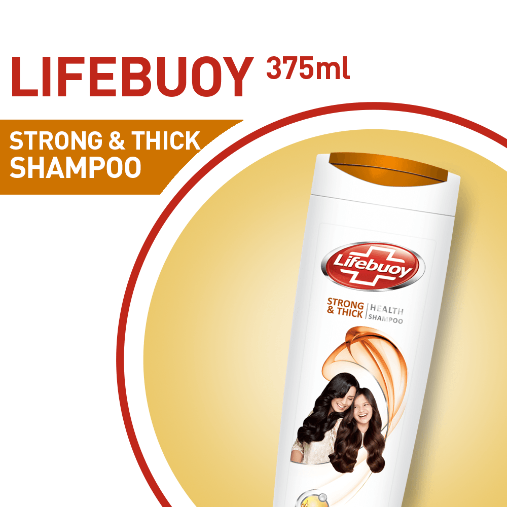 Lifebuoy Strong & Thick Healthy Shampoo With Milk Protein & Almond Oil