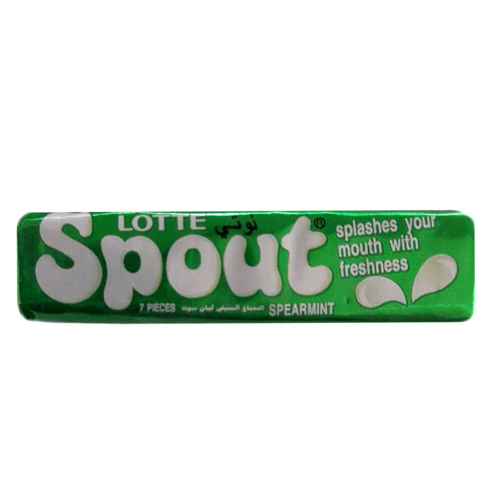LOTTE Spout Spearmint Chewing Gum