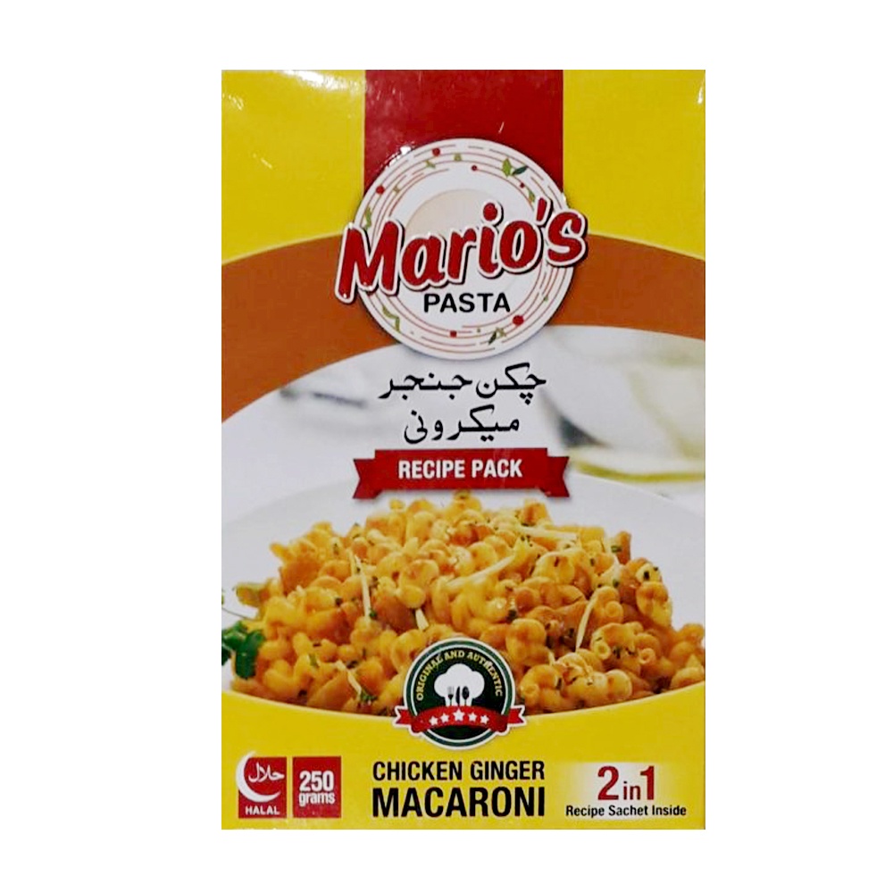 Marios Pasta Chicken Ginger Macaroni