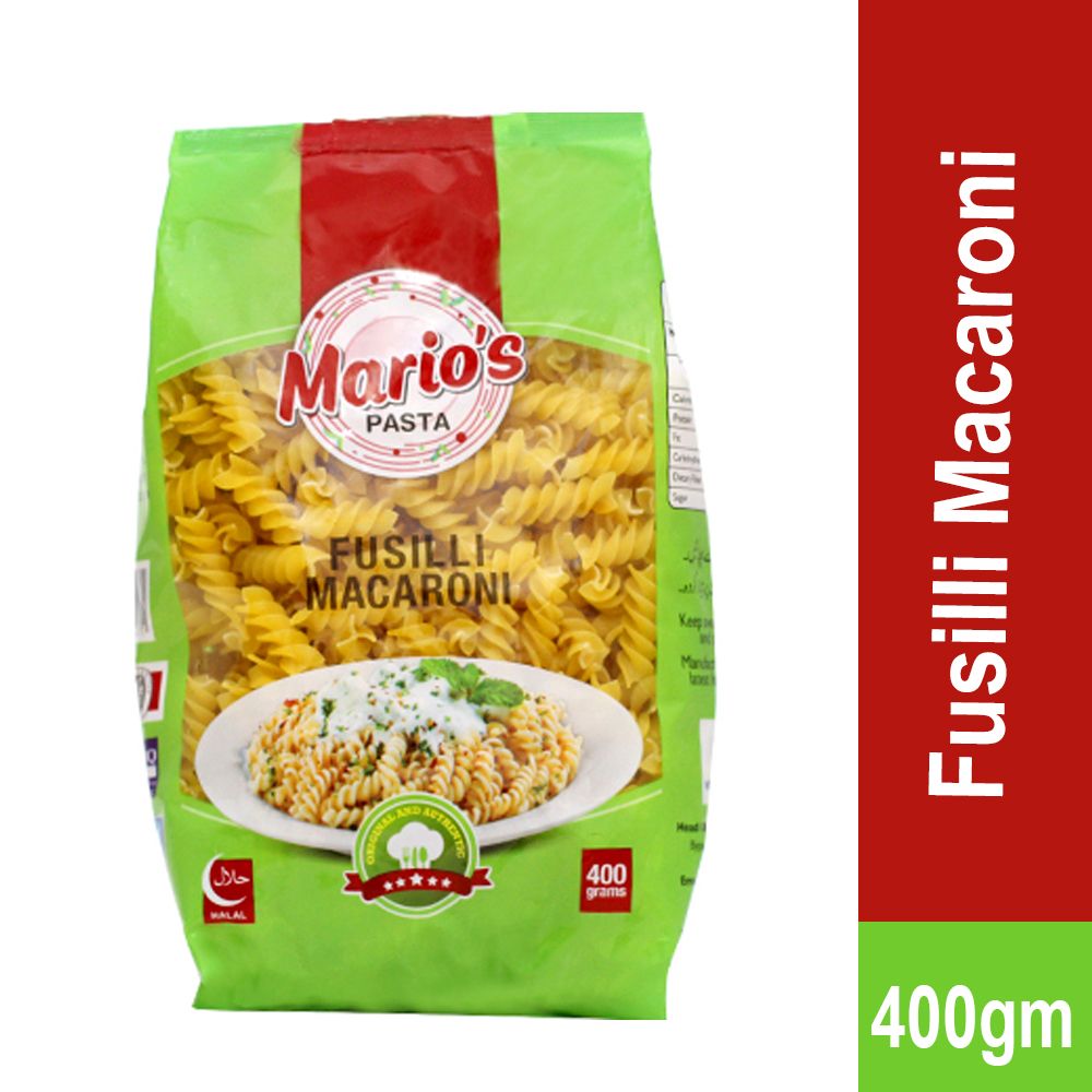 Marios Pasta Fusilli Macaroni