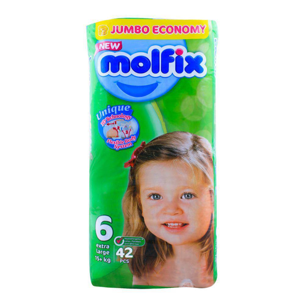 Molfix Diapers Extra Large Size 6