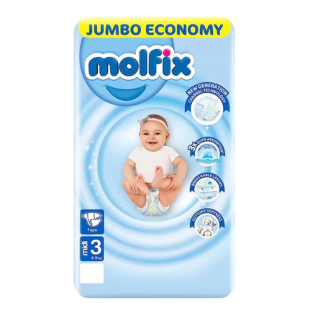 Molfix Diaper | Size 3 Midi kg