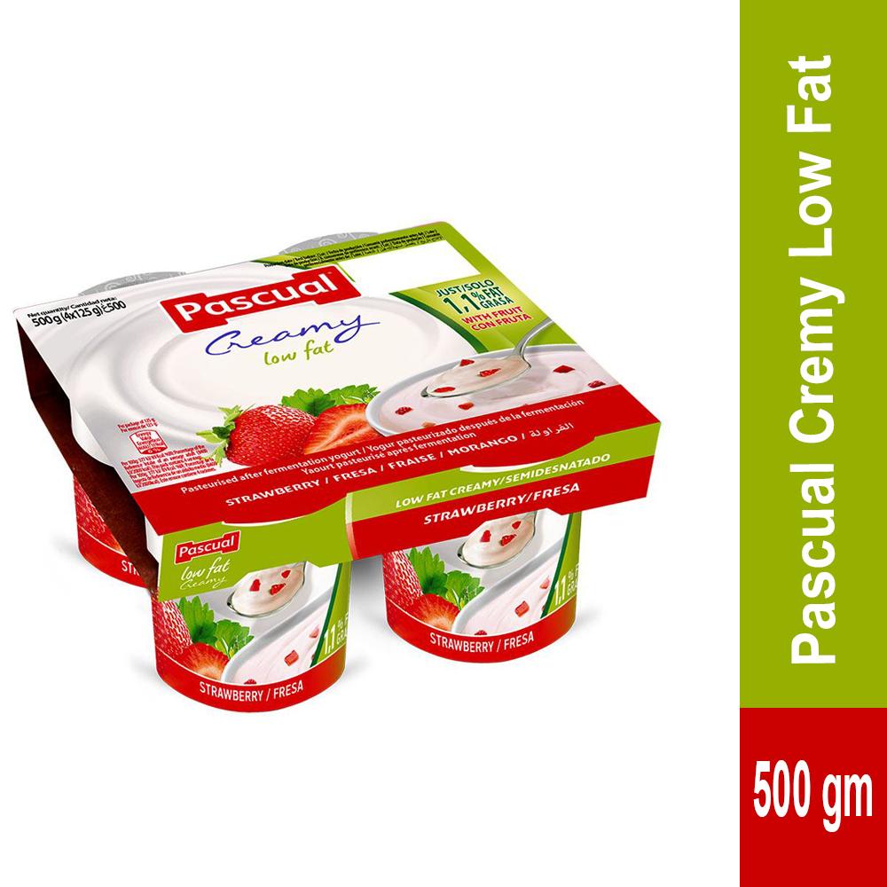 Pascual Low Fat Creamy Strawberry Fruit Yogurt