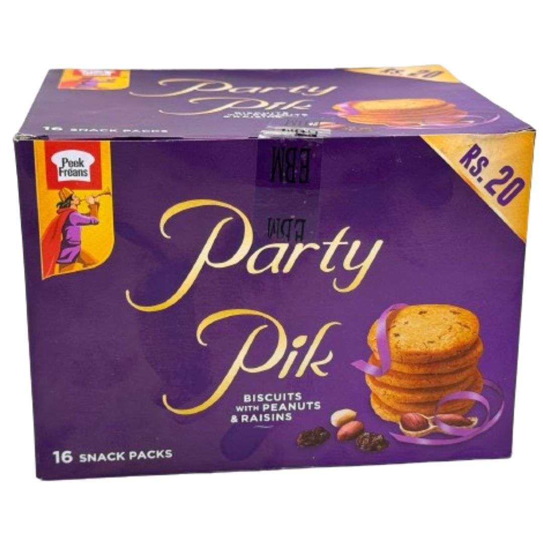 Peek Freans Party Pik Snack pack box