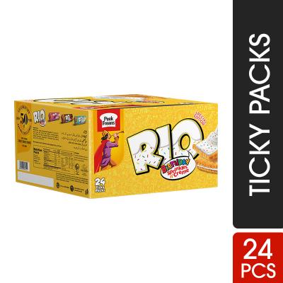 Peek Freans Rio Birthday Sprinkles 24 Ticky Packs Biscuits