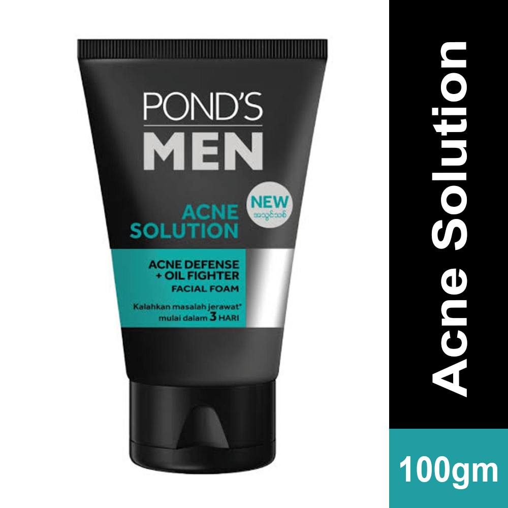PONDS MEN ANTI ACNE SOLUTION FACE WASH