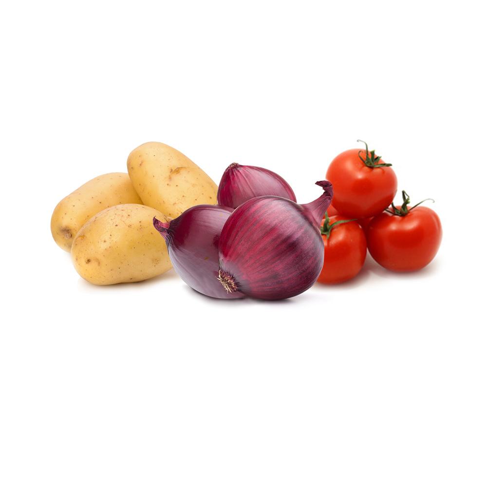 Potato-Onion-Tomato