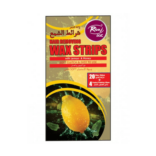Rivaj Uk Wax Strips Lemon & Honey 20s