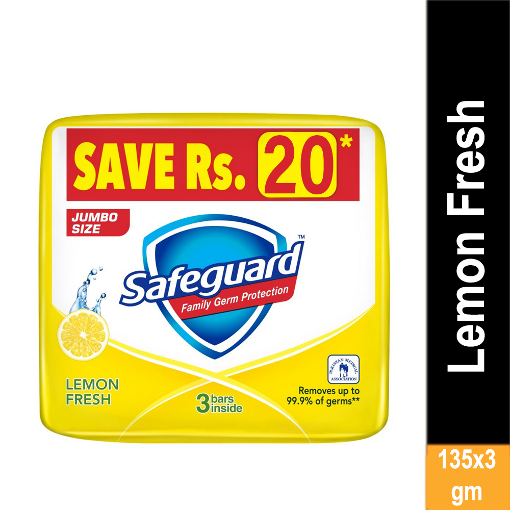 Safeguard Lemon Fresh Trio Pack