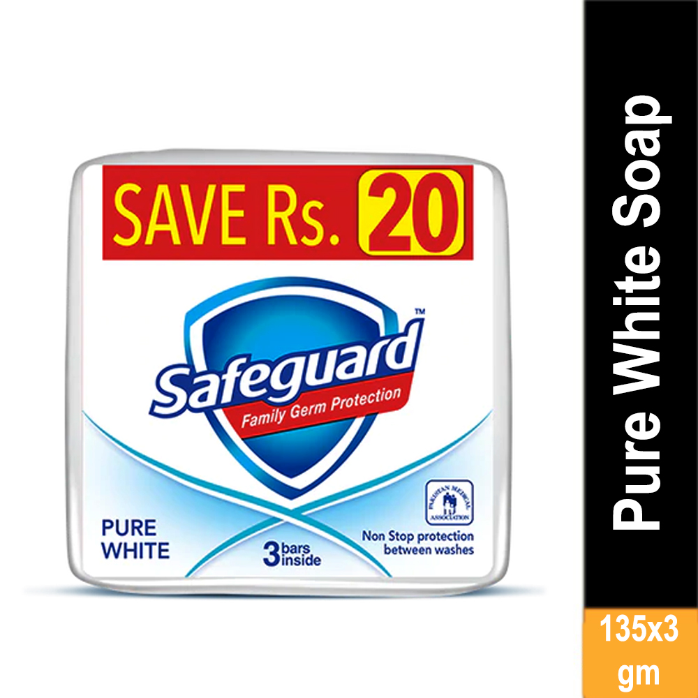 Safeguard Pure White Trio Pack