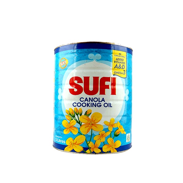 Sufi Canola Oil 5 Litre Tin