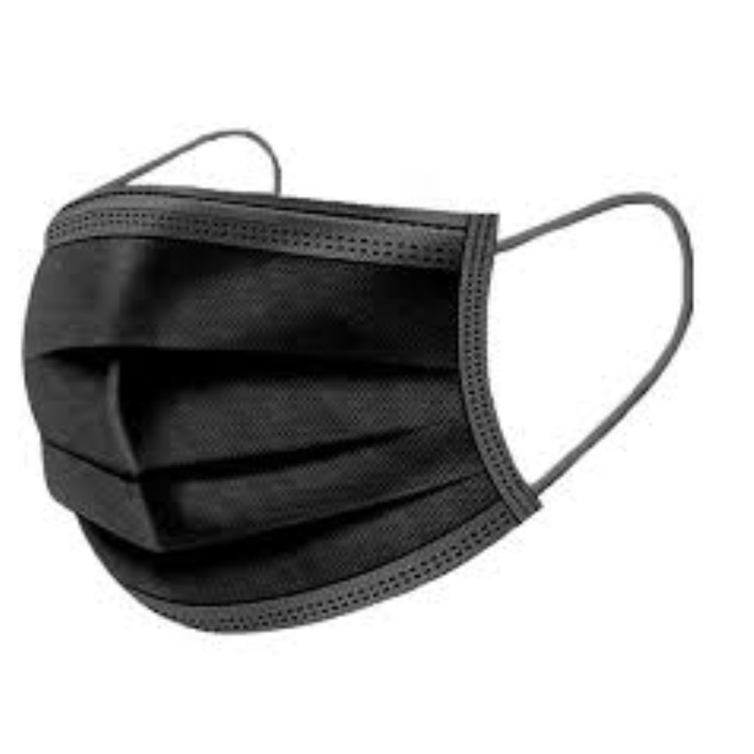 Surgical Face Mask Black Color 1*10