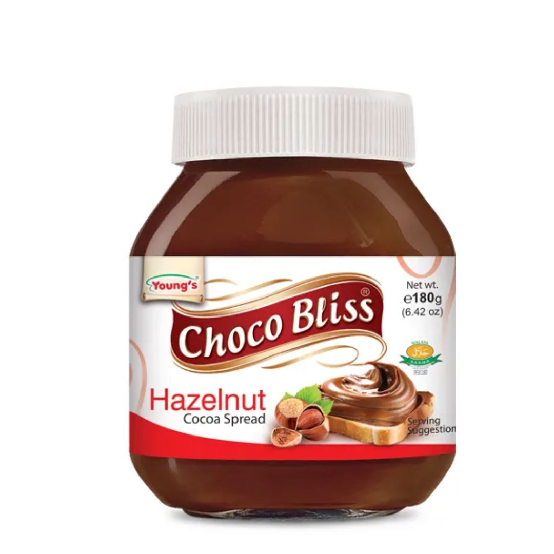 Young’s Choco Bliss Hazelnut cocoa spread